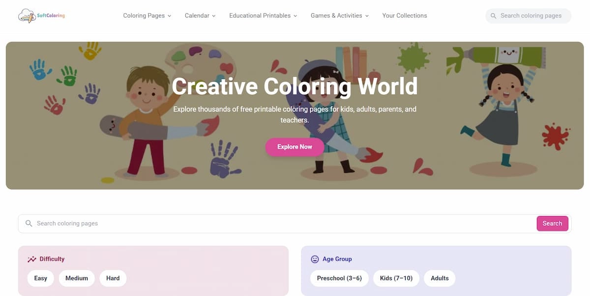 Sudo ra mắt SoftColoring.com – Nền tảng trang tô màu miễn phí cho trẻ em và người lớn