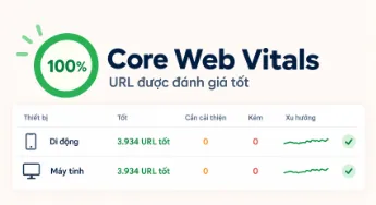 Core Web Vitals ≥ 90+