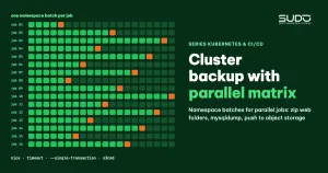 Backing up a whole cluster with GitLab parallel matrix and s3cmd