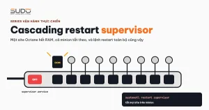 Cascading restart supervisor: một lệnh làm gián đoạn mọi site Octane