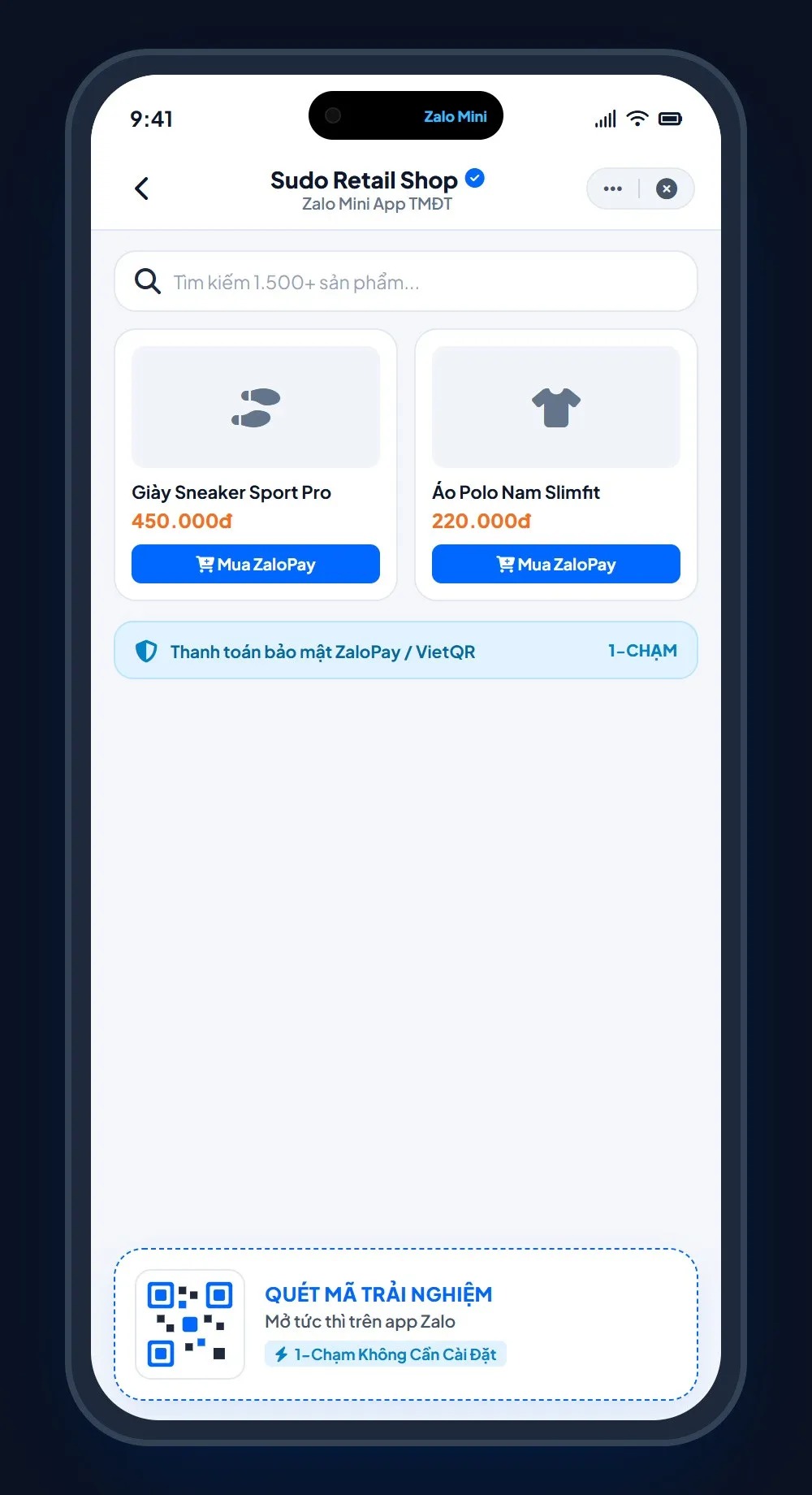 ZNS API • ZaloPay • VietQR Auto