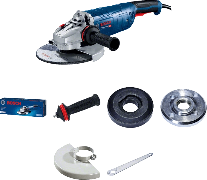 Máy mài góc Bosch GWS 24-180 tạo ấn tượng với thiết kế bên ngoài bắt mắt