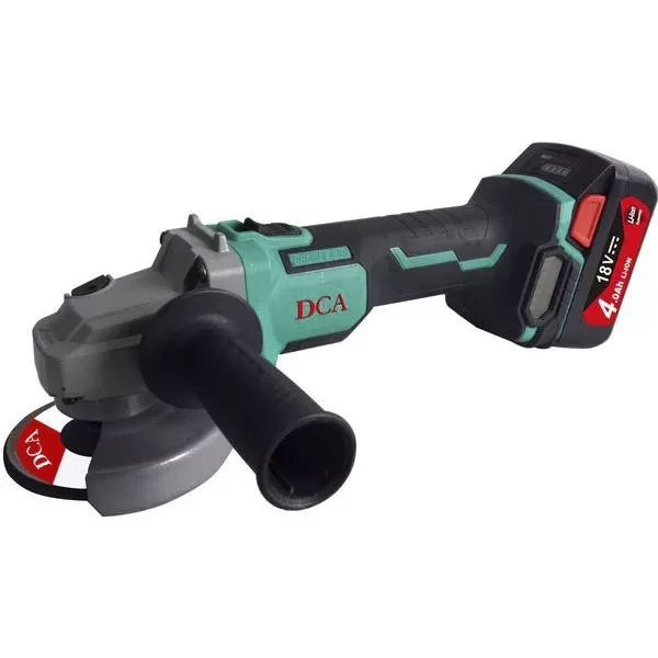 Máy mài góc dùng pin DCA adsm02-125ek 18v/4.0ahx2 tạo ấn tượng với thiết kế bên ngoài bắt mắt