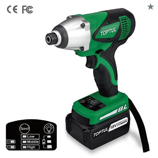 Súng vặn vít sử dụng Pin Toptul KPBA0840Z tạo ấn tượng với thiết kế bên ngoài bắt mắt