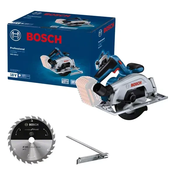 Máy cưa đĩa dùng pin Bosch GKS 185-LI (SOLO) tạo ấn tượng với thiết kế bên ngoài bắt mắt
