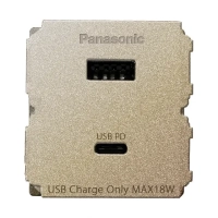 o-cam-sac-usb-2-cong-chuan-a-c-cam-nhanh-panasonic-wef14821myz-vn-mau-vang-anh-kim