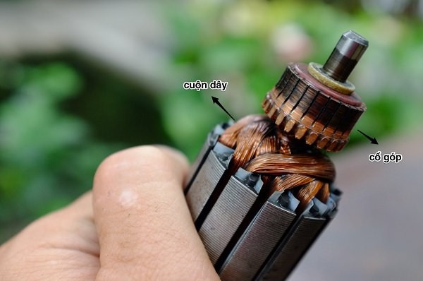 Cổ góp (slip ring) là một bộ phận có hình dạng trụ tròn