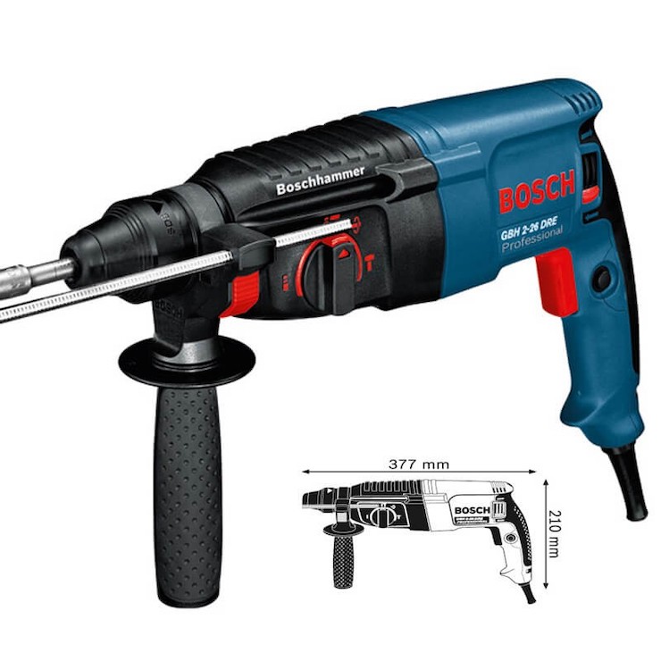 Máy khoan bê tông Bosch GBH 2-26 DRE 800W