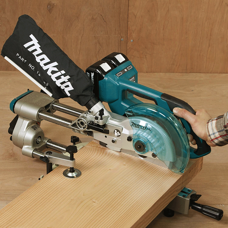 Máy cưa gỗ Makita DLS714Z chuyên dùng để cắt góc