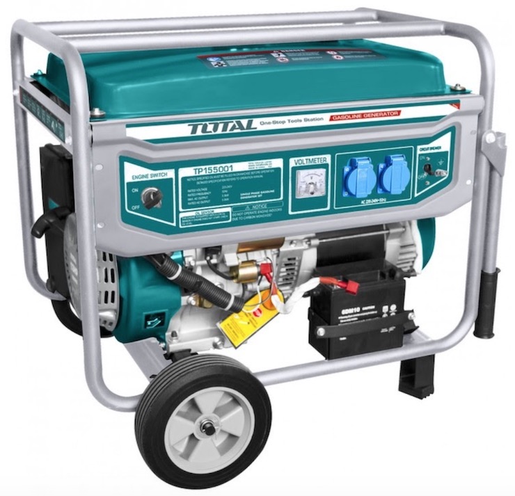 Máy phát điện chạy xăng Total tp155001
