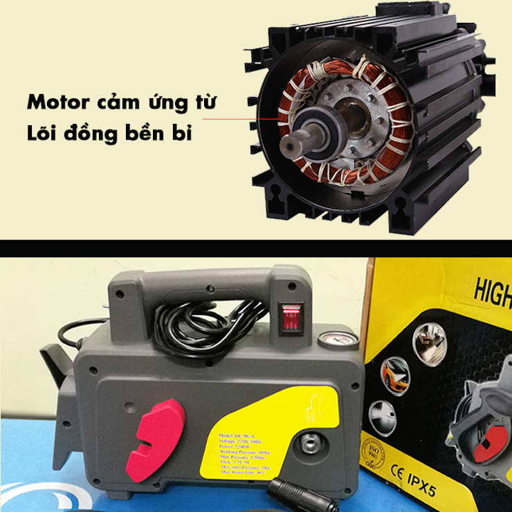 Mô tơ cảm ứng từ bền hơn mô tơ chổi than