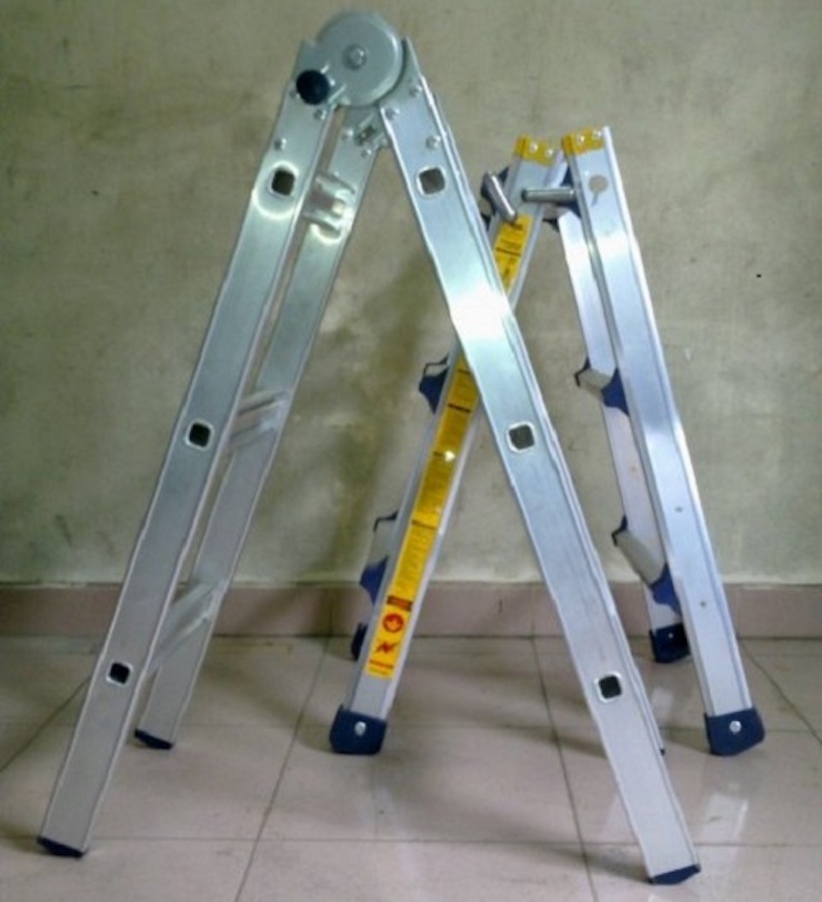 Thang nhôm Poongsan có thiết kế hiện đại, chắc chắn, bền bỉ