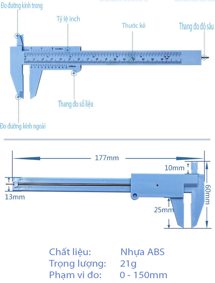 Bảo quản thước cẩn thận để có thể sử dụng lâu dài