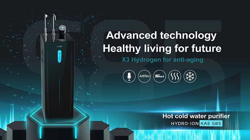 The Karofi KAE-S85 hot and cold alkaline ionized water purifier