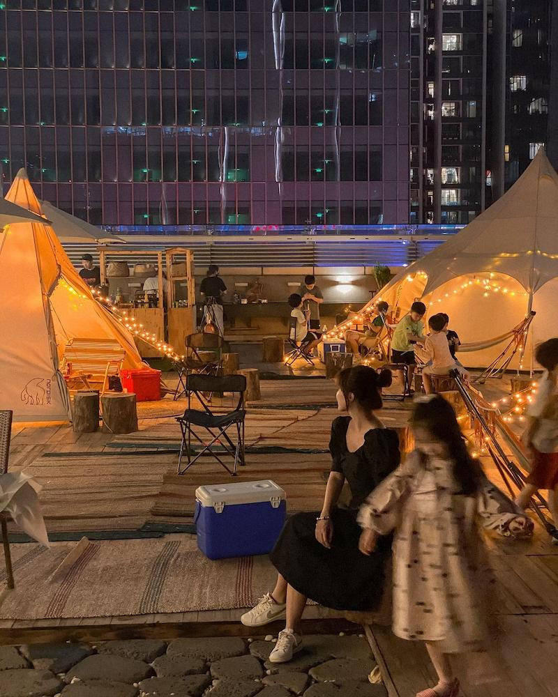 Glamping tại Lotte Center