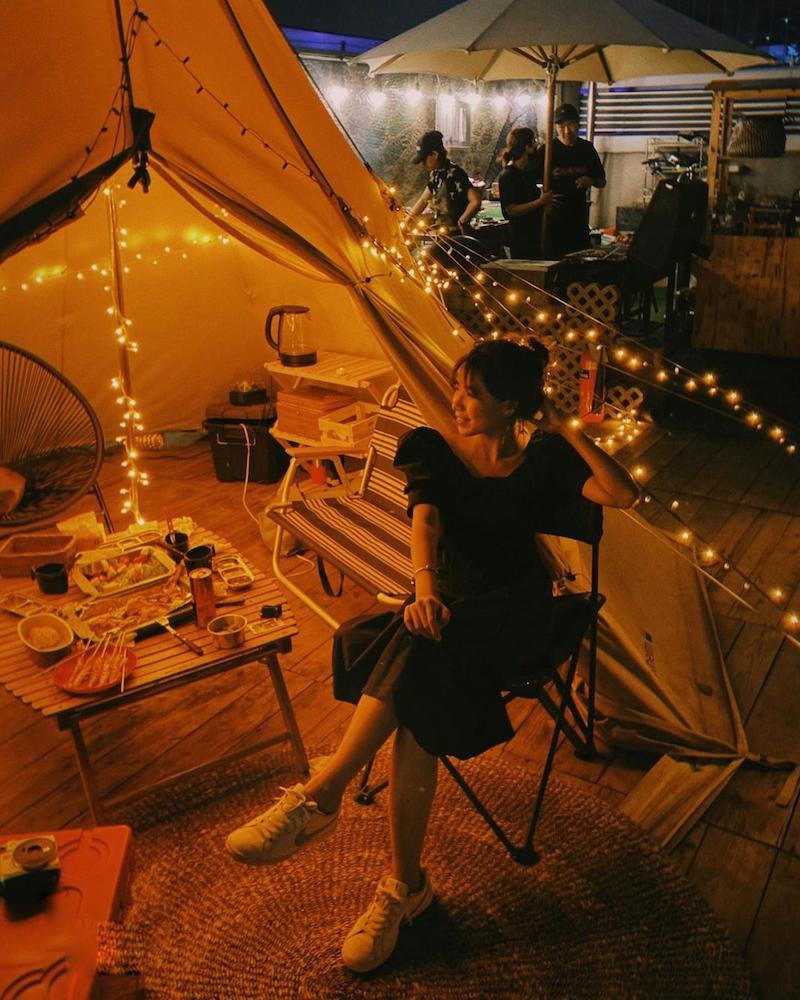 Glamping tại Lotte Center