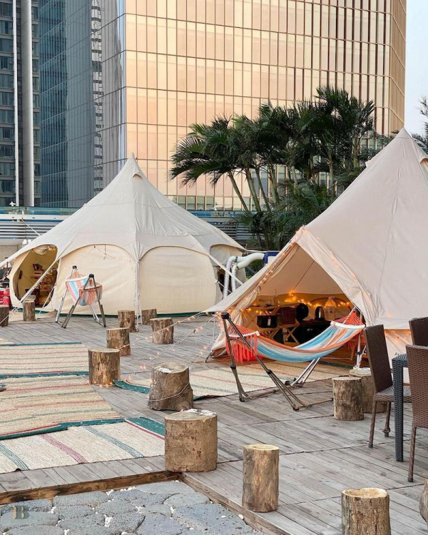 Glamping tại Lotte Center