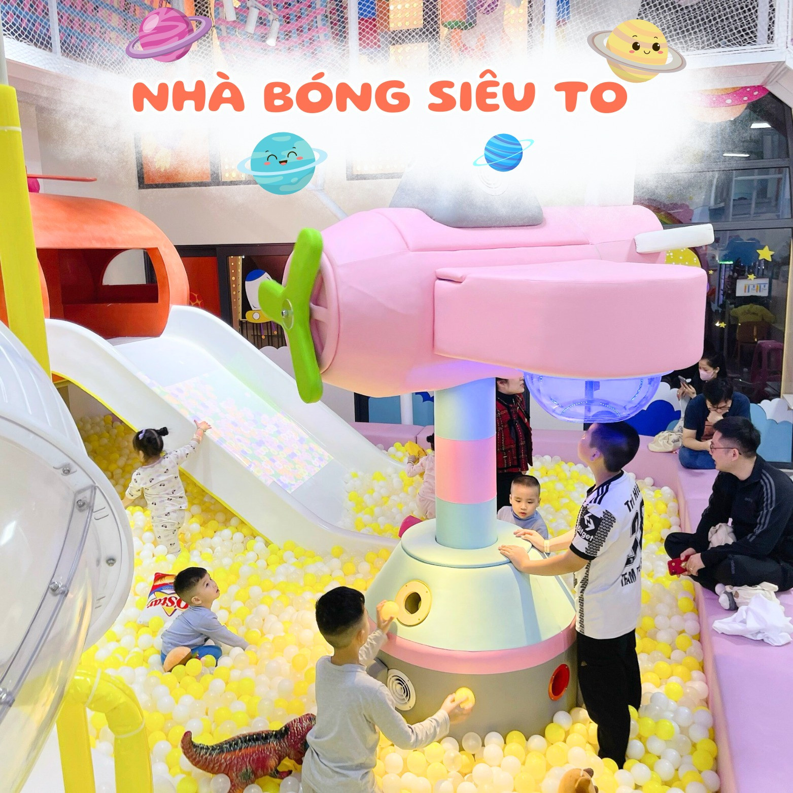 Khu vui chơi trẻ em Mộc Kids Cafe