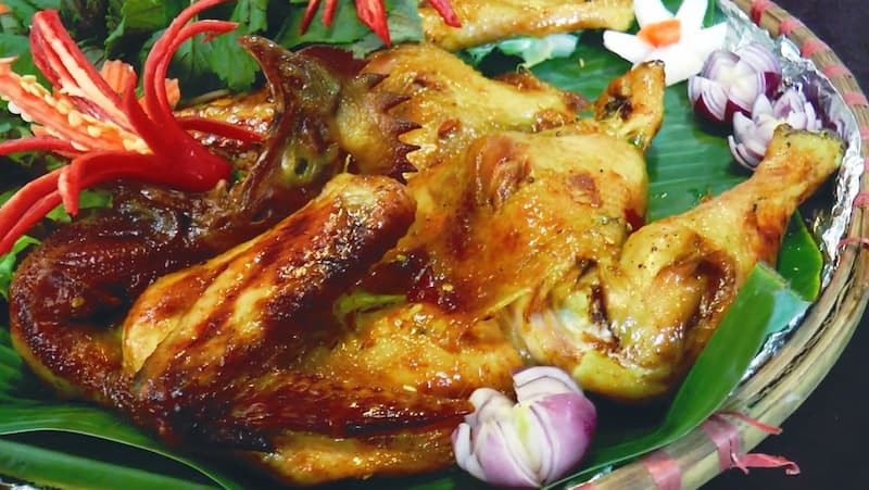 Gà nướng bản đôn