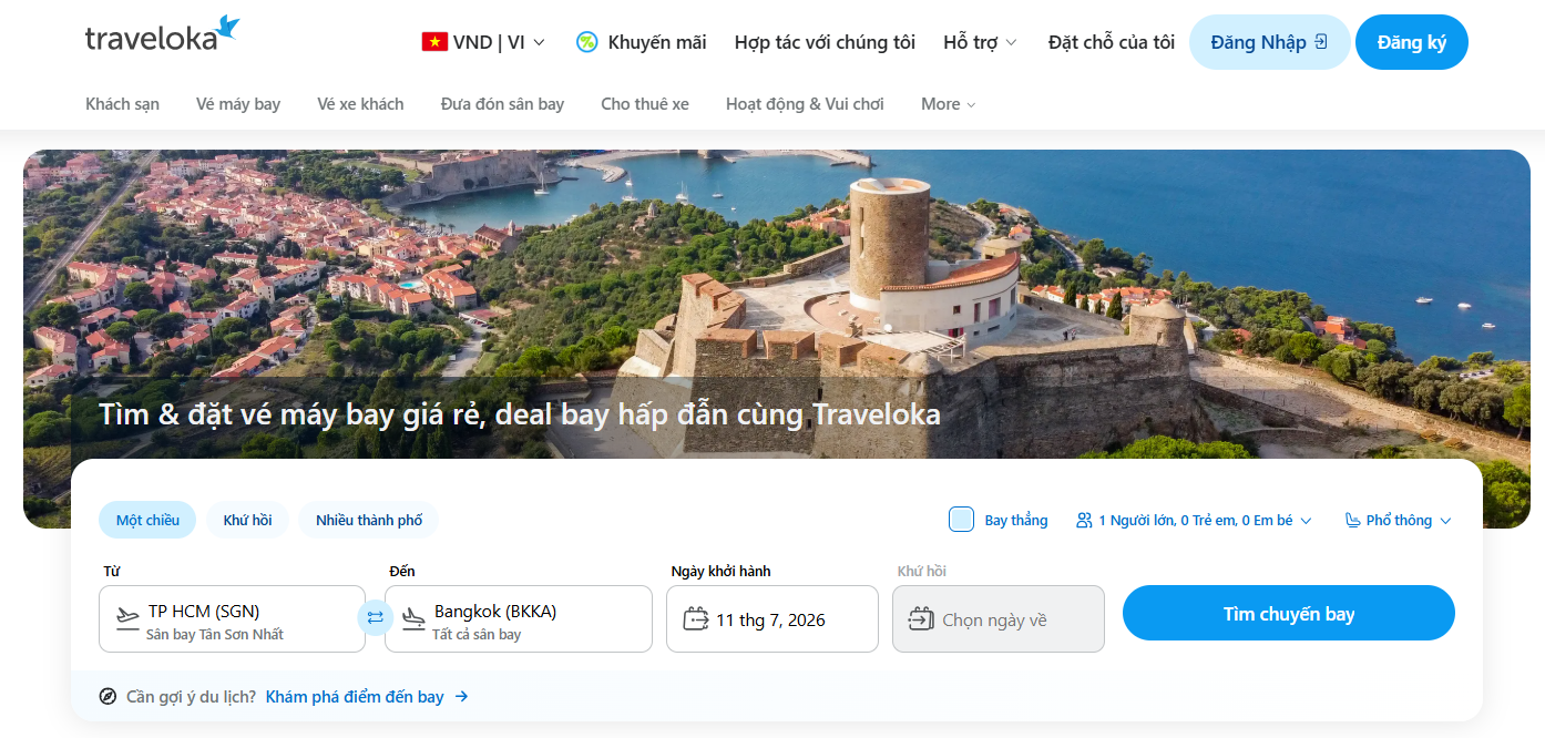 Giải pháp đặt vé máy bay rẻ cùng Traveloka