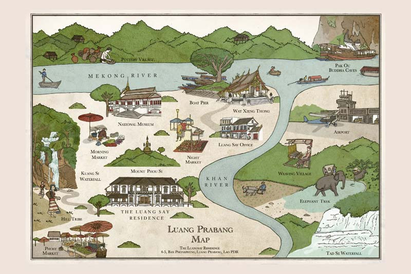 luang-prabang-tourist-map