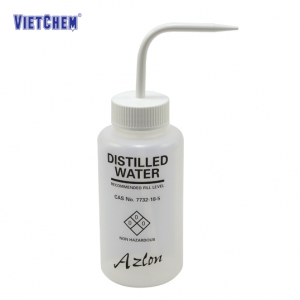 Bình tia nhựa LDPE miệng rộng 500ml đựng nước cất Azlon