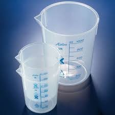 Cốc nhựa có chia vạch 500 ml, SCILABWARE