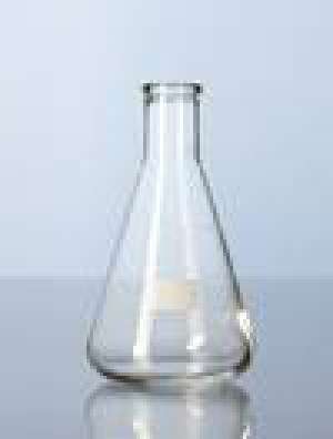 Bình tam giác thành dày cổ mài 500ml,  29/32 chưa nút, gia công cổ tại VN Duran