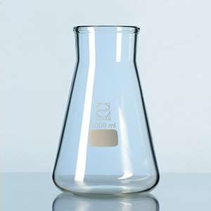 Bình tam giác cổ rộng 1000ml, thành dày Duran