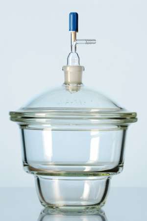Bình hút ẩm có vòi dạng Novus, vĩ sứ, 200mm, 5,8 lít Duran