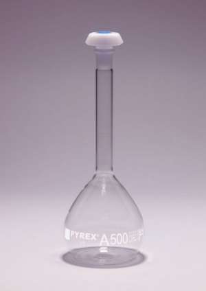 Bình định mức, loại A, 25ml, nút  nhựa 10/19 PYREX