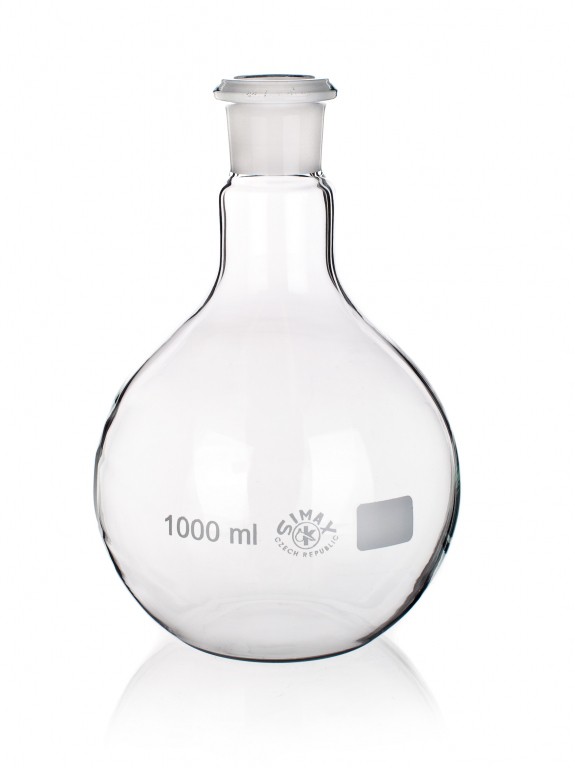 Bình cầu đáy bằng cổ nhám 60/46 6000ml Simax