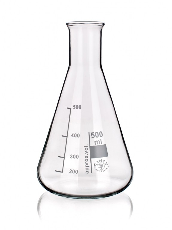 Bình tam giác miệng hẹp 500ml Simax