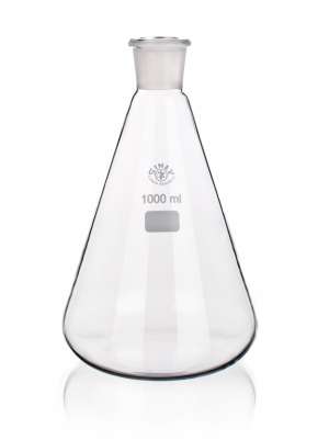 Bình tam giác cổ nhám 29/32 250ml Simax