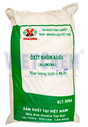 Aluminium oxide Al2O3 98.5%, 50kg/bao