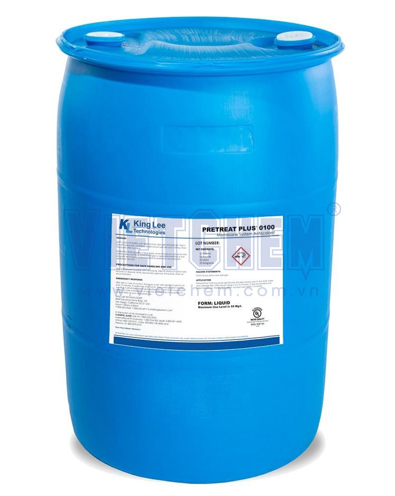 Antiscalant (Pretreat Plus 0100), Mỹ, 220kg/ Phuy