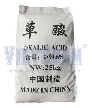 Acid oxalic C2H2O4 99,6%, Trung Quốc, 25kg/bao