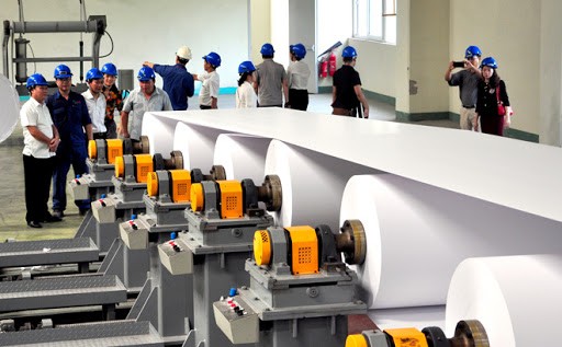 Dùng nước javen để tẩy trắng bột giấy