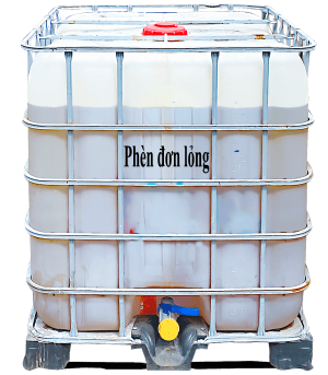 Phèn nhôm sunfat lỏng Al2(SO4)3 5-7.5%, Việt Nam, 1 tấn/tank
