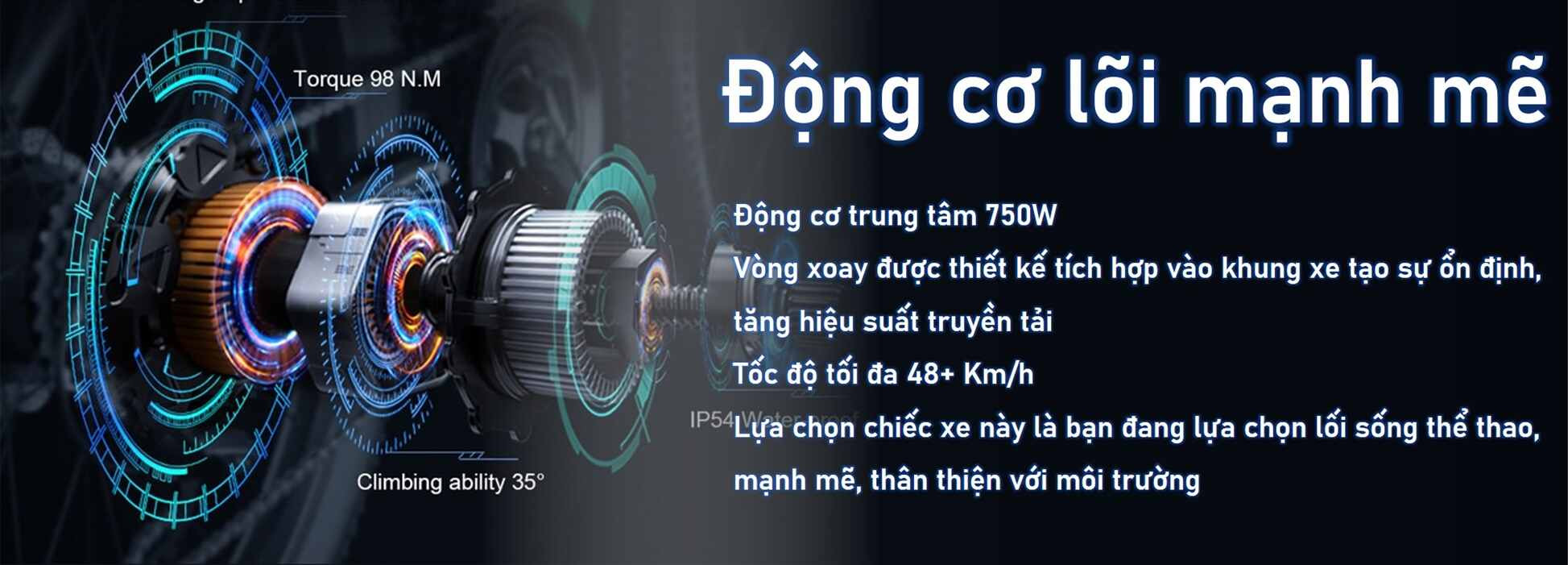 động cơ lõi mạnh mẽ